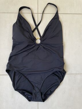 Bleu Rod Beattie Swim One Piece Swimsuit Criss Cross Swimwear